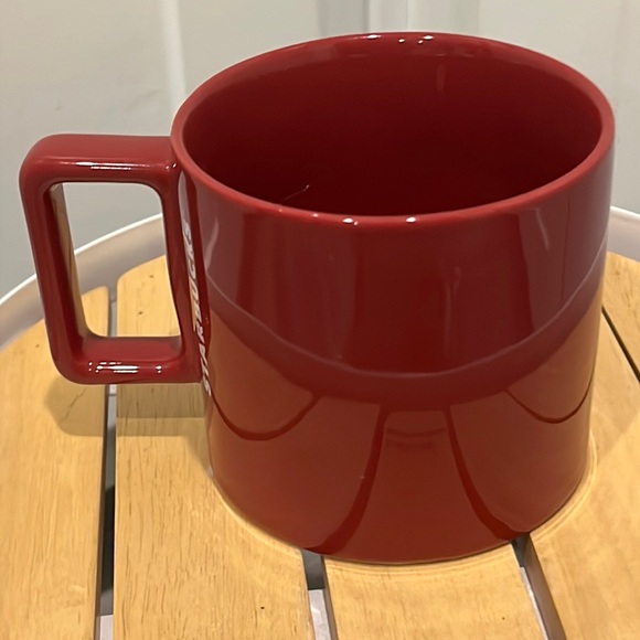 ❤️ Starbucks 2021 Valentine's Day Red Mug Pink Heart 16 oz - Picture 4 of 6